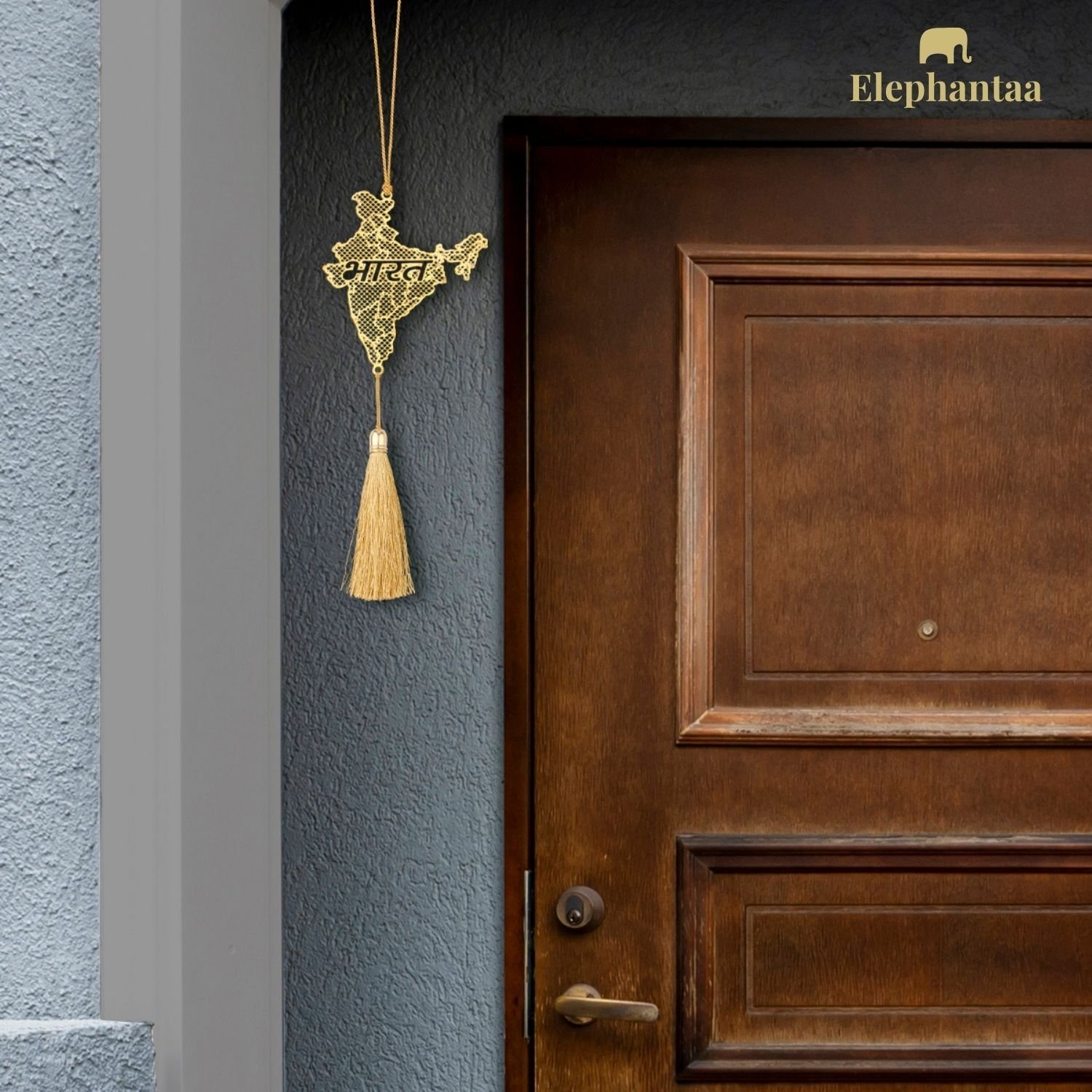 India Map with "Bharat" Hanging Decor - Image 7