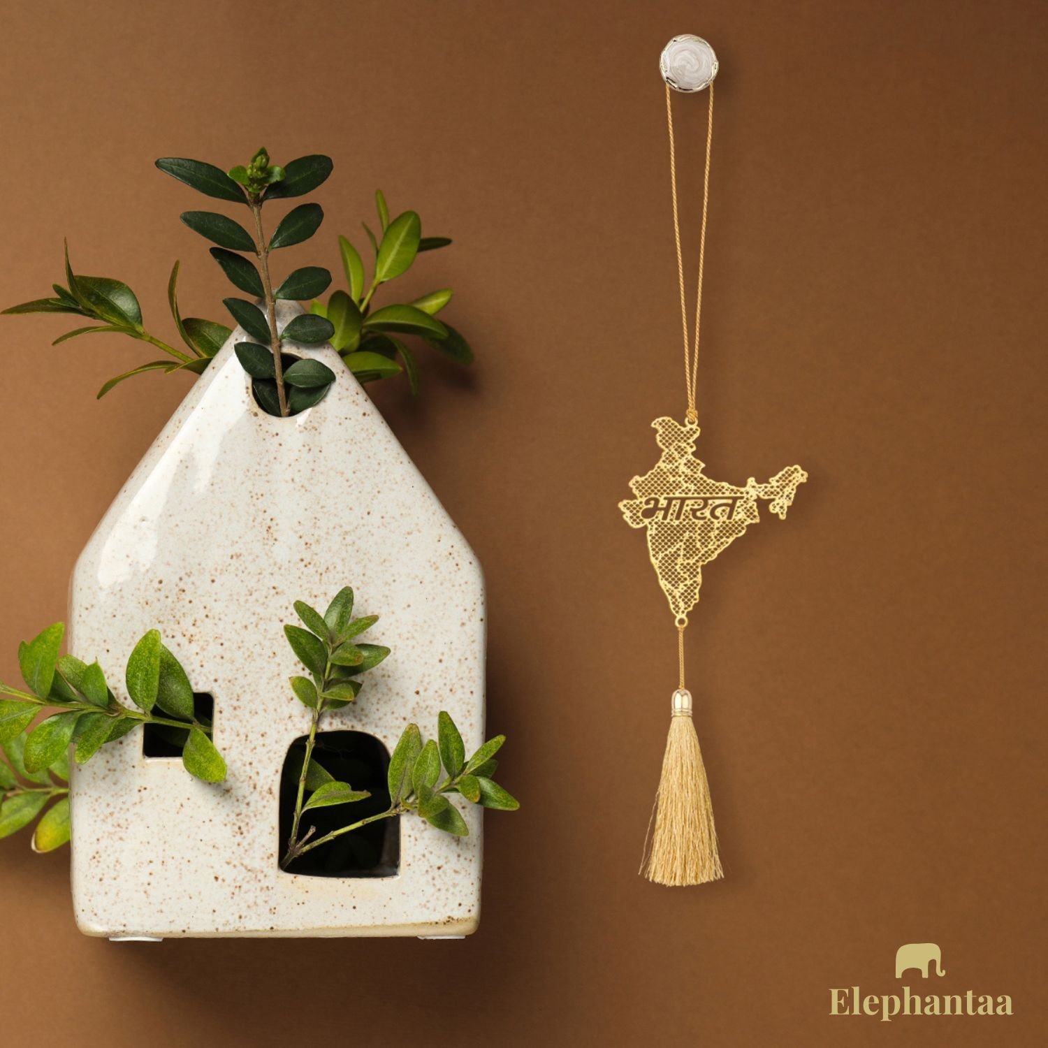 India Map with "Bharat" Hanging Decor - Image 6