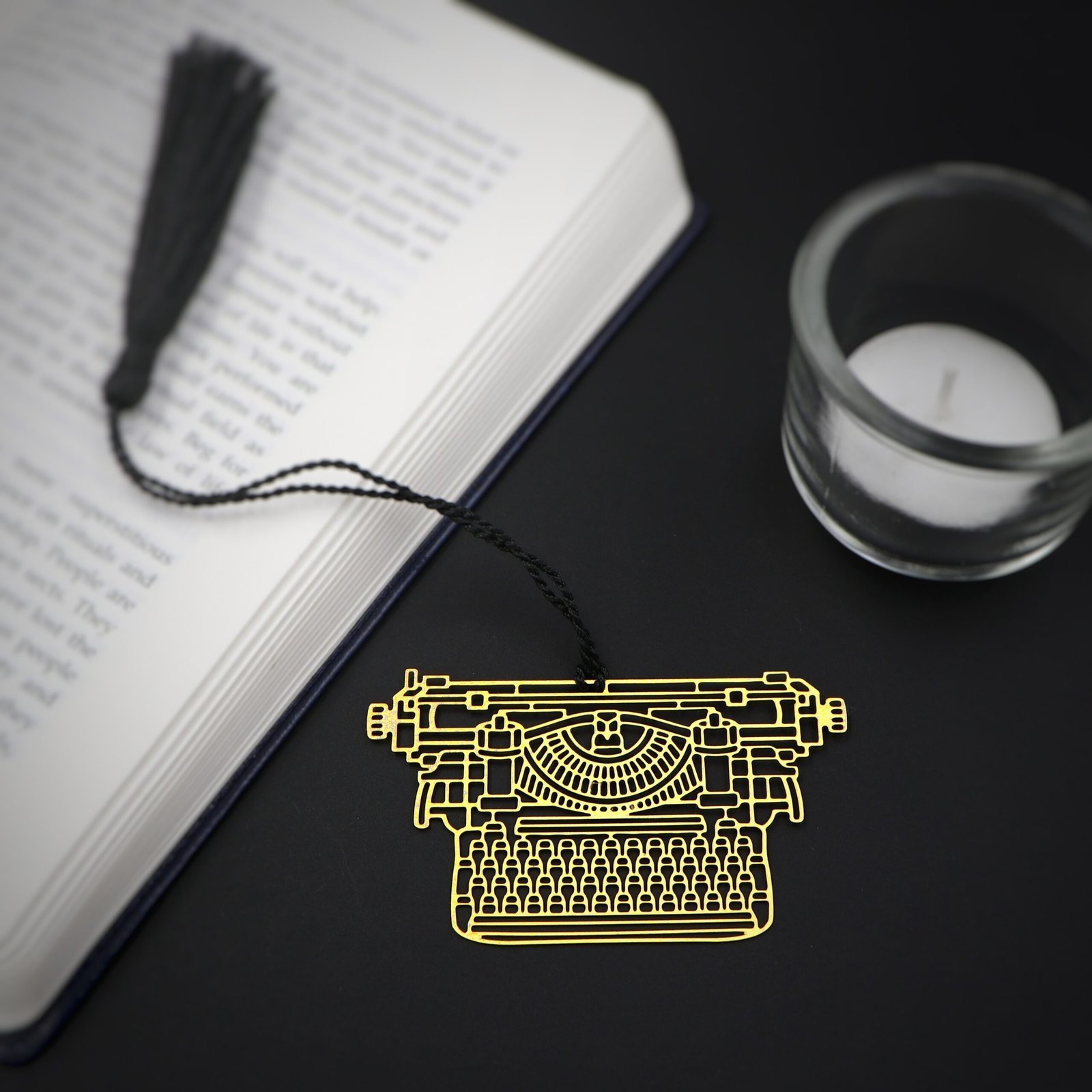 Typewriter Brass Bookmark - Image 4