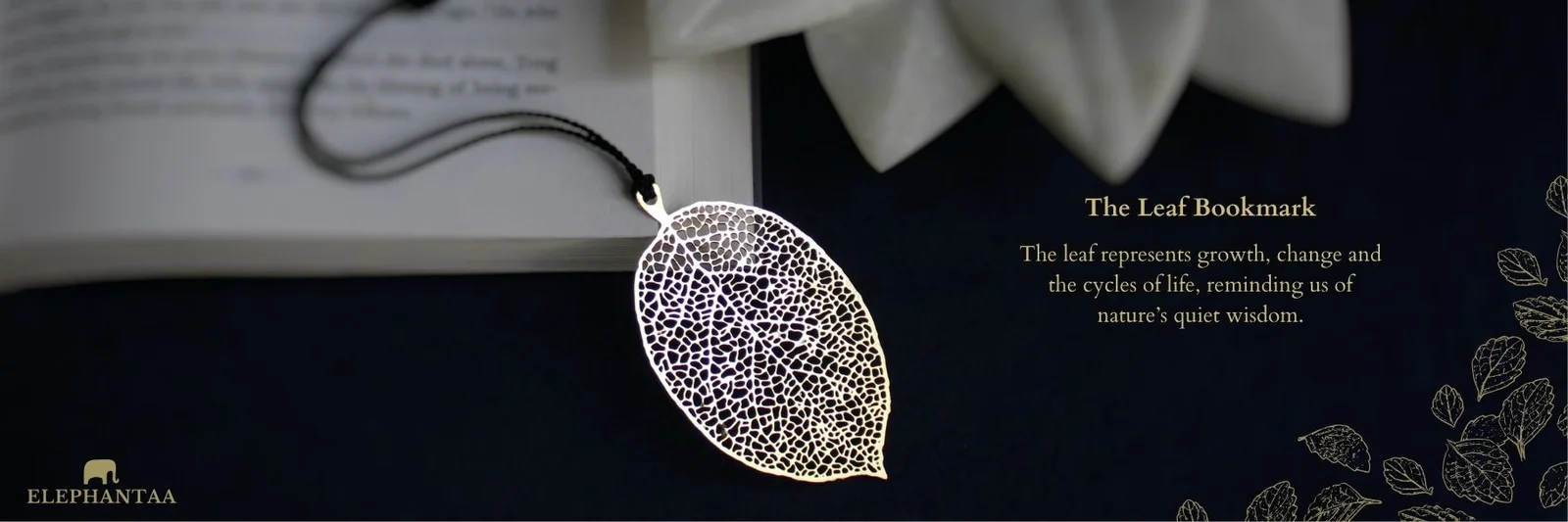 The-Leaf-Bookmark-by-Elephantaa-Brass-Metal-Nature-Design